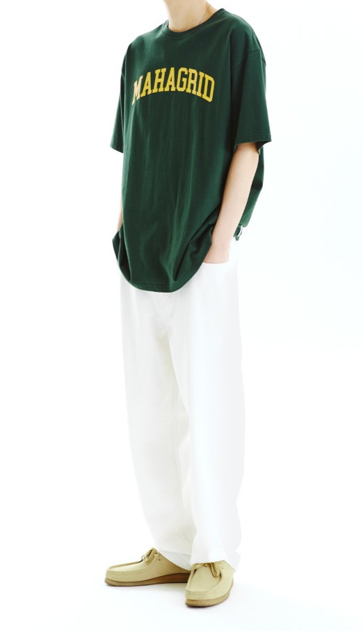 VARSITY LOGO TSHIRT GREEN