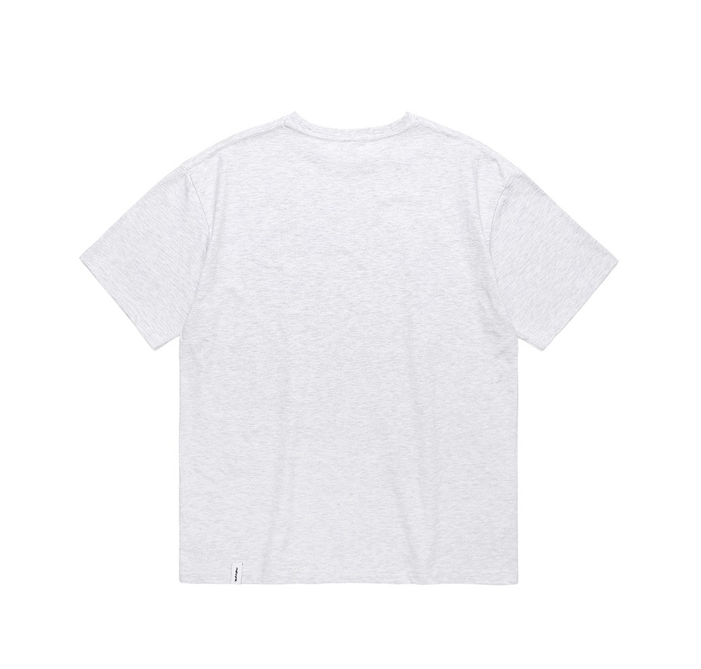 VARSITY LOGO TSHIRT LIGHT GREY - Image 4