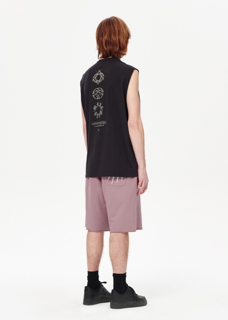 FLEUR BONES SHORTS PINK - Image 4