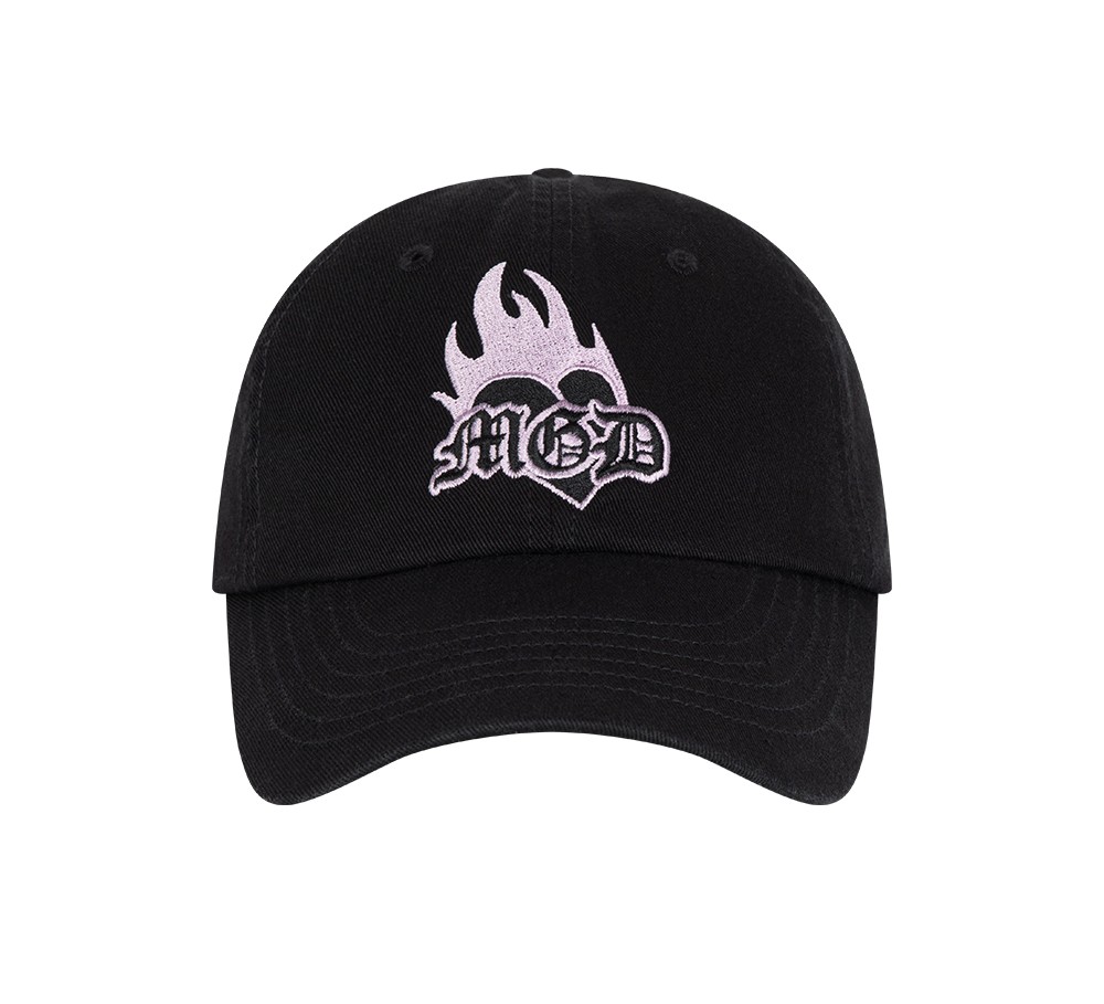BURNING HEART CAPS BLACK - Image 2